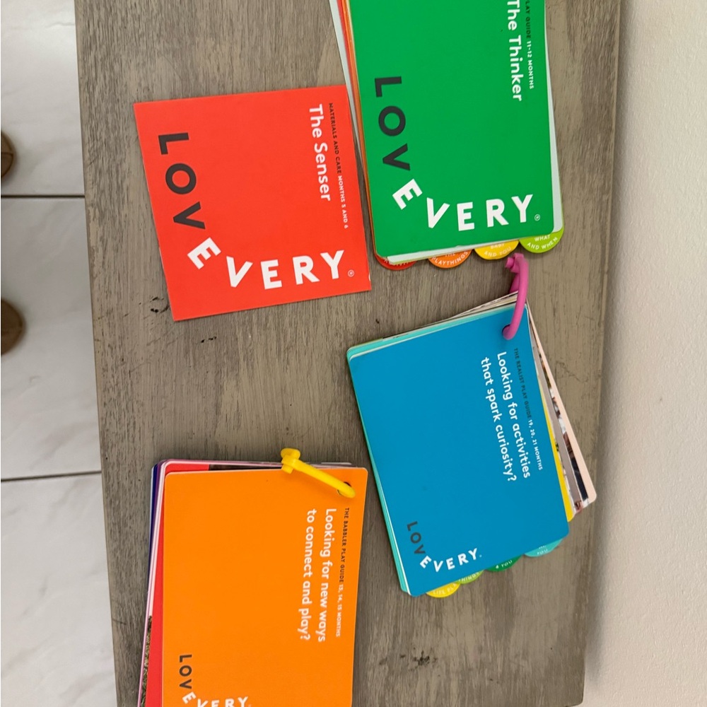 Lovevery Baby Book Bundle Cards Set Montessori